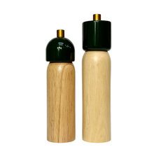 Load image into Gallery viewer, Salt &amp; Pepper Grinder - Green &amp; Gold: Large