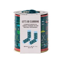 Load image into Gallery viewer, Gentlemen's Hardware Storage Tin &amp; Sock Set - Golf
