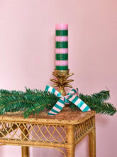Load image into Gallery viewer, Calendar candle H20 cm, Green/Pink