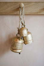 Load image into Gallery viewer, Brass Bells - Set of 3 (in Cotton Bag)
