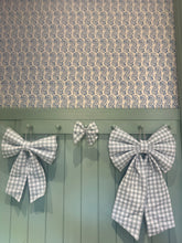 Load image into Gallery viewer, SAGE GINGHAM Luxury Bow