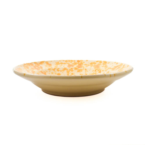 YELLOW PUGLIAN SPLATTER SERVING PLATTER 29cm