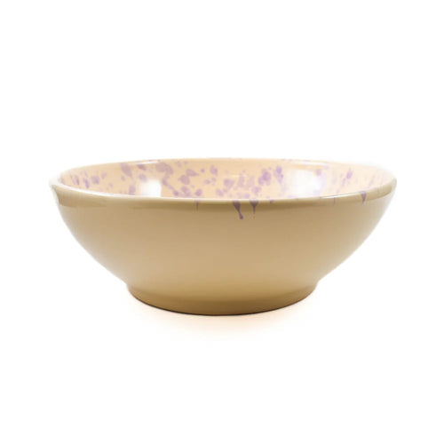 LARGE LILAC PUGLIAN SPLATTER BOWL 28cm