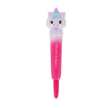 Load image into Gallery viewer, "Believe in Magic" Unicorn Squishy Gel Pen - Squeezies