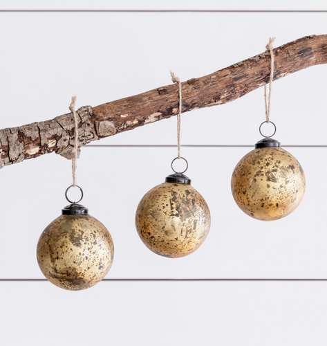 MELROSE BAUBLE SET OF 3 - GOLD