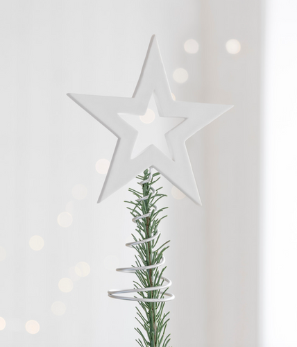 AIRDRIE TREE TOPPER - WHITE