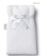 Load image into Gallery viewer, WHITE WAFFLE - FLEECE LINED HOT WATER BOTTLE