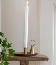 Load image into Gallery viewer, FORGED BRASS CANDLE HOLDER PLATE