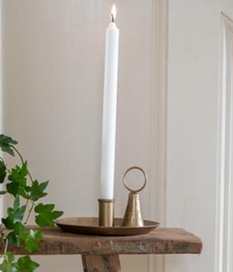FORGED BRASS CANDLE HOLDER PLATE