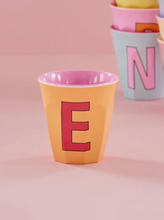 Load image into Gallery viewer, ALPHABET CUPS - PINKS &amp; ORANGES