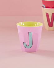 Load image into Gallery viewer, ALPHABET CUPS - PINKS &amp; ORANGES