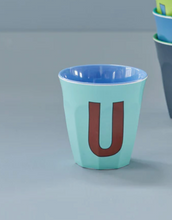 Load image into Gallery viewer, ALPHABET CUPS - BLUES &amp; GREENS