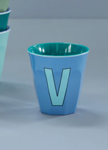 Load image into Gallery viewer, ALPHABET CUPS - BLUES &amp; GREENS