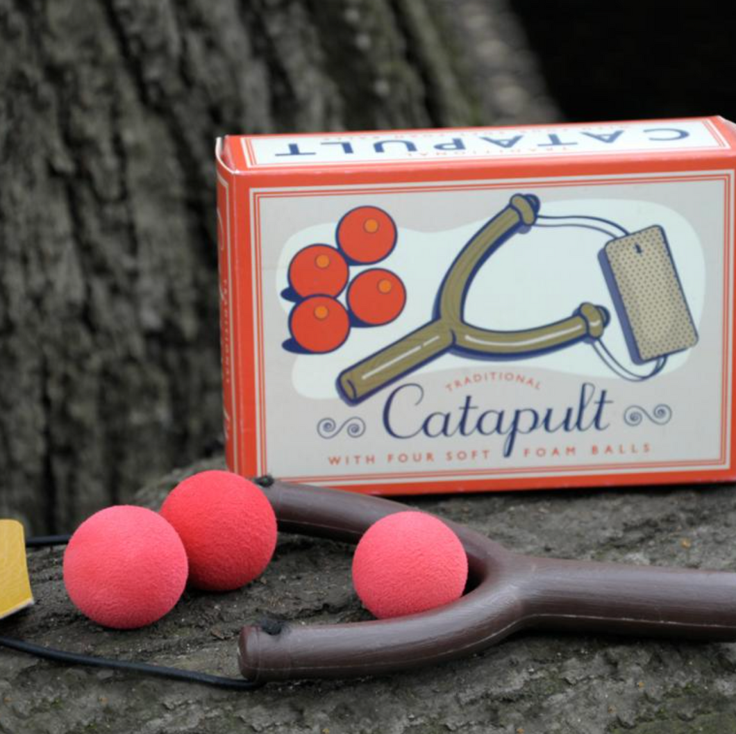 CATAPULT TOY with 4 FOAM BALLS