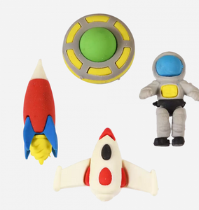 SET OF SPACE ERASERS