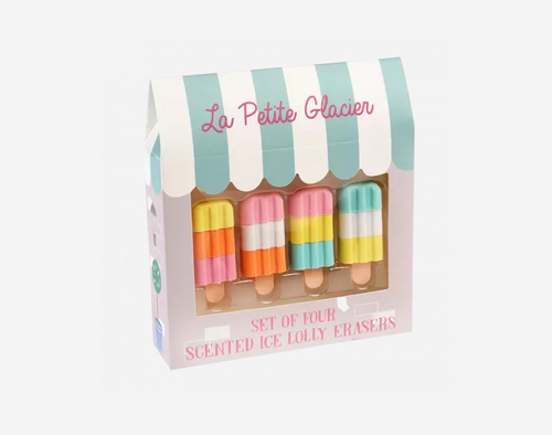 SET OF LOLLY ERASERS