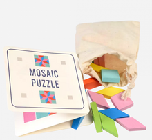 Load image into Gallery viewer, WOODEN MOSAIC PUZZLE IN TIN