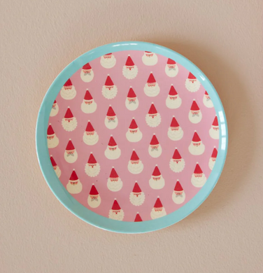 CHRISTMAS SANTA PLATE