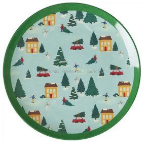 HAPPY HOLIDAYS PLATE