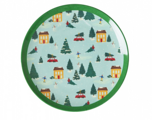 HAPPY HOLIDAYS PLATE