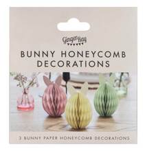 Load image into Gallery viewer, EASTER Bunny HONEYCOMB Decorations