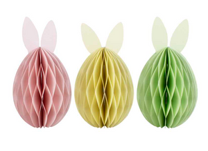 EASTER Bunny HONEYCOMB Decorations