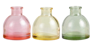 `Coloured Bud Vases