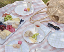 Load image into Gallery viewer, Pastel Gingham Plates