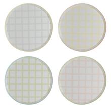 Load image into Gallery viewer, Pastel Gingham Plates