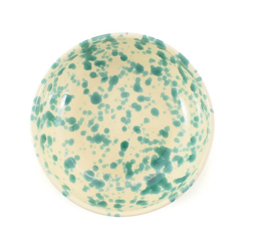 AQUAMARINE PUGLIAN SPLATTER BOWL 19cm