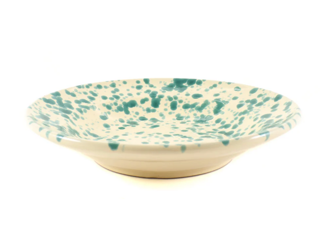 AQUAMARINE PUGLIAN SPLATTER SERVING PLATTER 29cm