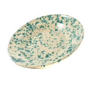 AQUAMARINE PUGLIAN SPLATTER SERVING PLATTER 29cm