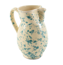 Load image into Gallery viewer, AQUAMARINE PUGLIAN SPLATTER PITCHER