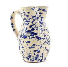 Load image into Gallery viewer, BLUE PUGLIAN SPLATTER PITCHER