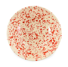 Load image into Gallery viewer, LARGE RED PUGLIAN SPLATTER BOWL 28cm