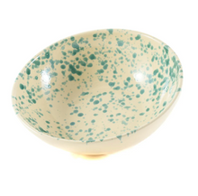 Load image into Gallery viewer, LARGE AQUAMARINE PUGLIAN SPLATTER BOWL 28cm