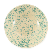 Load image into Gallery viewer, LARGE AQUAMARINE PUGLIAN SPLATTER BOWL 28cm