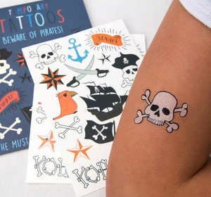 Pirate Temporary Tatoos