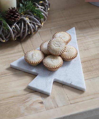 CHRISTMAS TREE MARBLE serving board