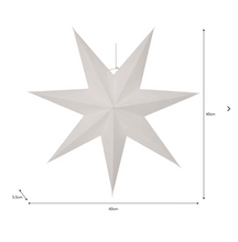 Load image into Gallery viewer, WHITE MADDOX STAR LARGE 60X60