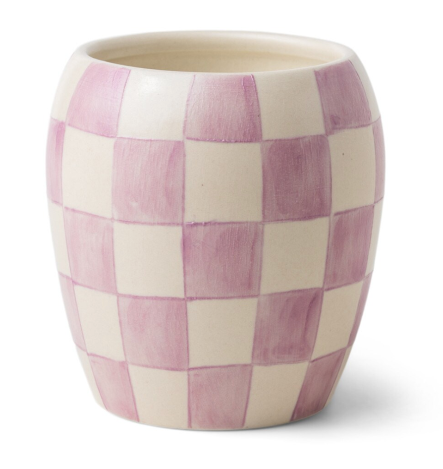 LILAC CHECKMATE CANDLE 11oz Lavender & Mimosa