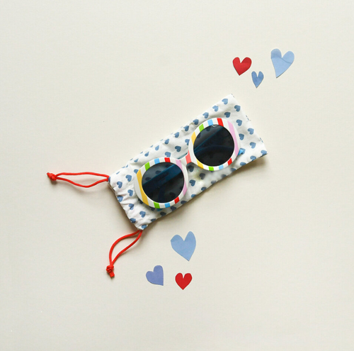 Vintage Rainbow Stripe Sunglasses
