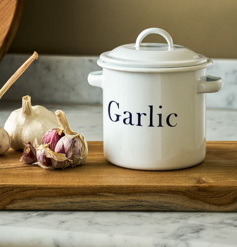 Enamel Garlic Store