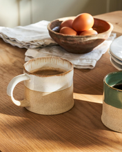 Load image into Gallery viewer, Bladon Half Glazed Mugs set of 2
