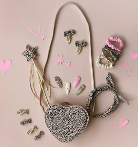 Love Heart Leopard Bag