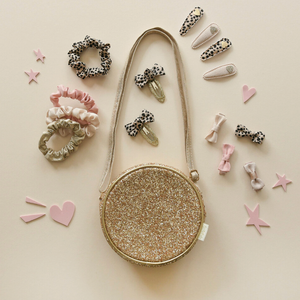 Leopard Fabric Clip Set