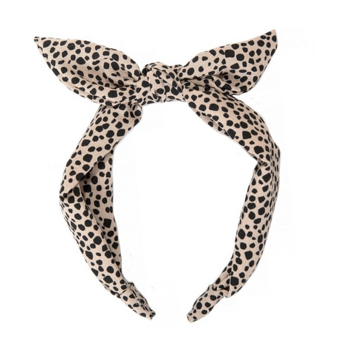 Leopard Love Tie Headband