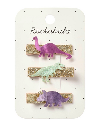 Shimmer Dinosaur Bar Clips