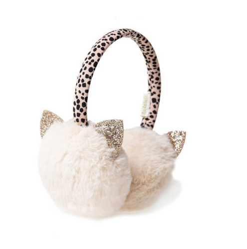 Clara Cat Leopard Earmuffs