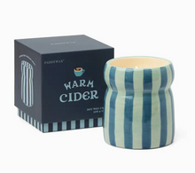 Load image into Gallery viewer, BLUE/NAVY CERAMIC CANDLE  184G